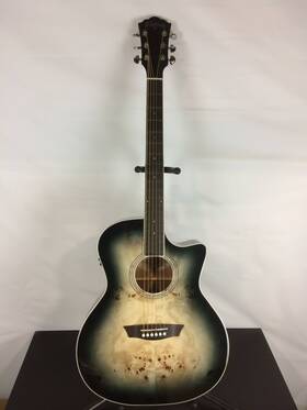 Washburn 730553845352 Open Box Dfbace Burl Ace Auditorium Acoustic-electric Guitar Poplar Bu