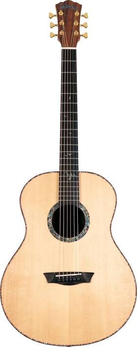 Bts24s-d Washburn Elegante S24s Bella Tono Studio Acoustic Guitar. Gloss Natural