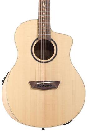 Btsc40sce-u Washburn Bella Tono Suprema Sc40sce Acoustic-electric Guitar - Natural Gloss