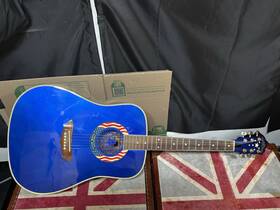 D2001 Washburn Inch United We Stand 9/11 Acoustic Electric Guitar
