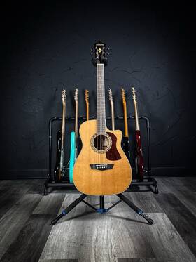 F11sce Washburn Heritage Series Folk Acoustic/electric Guitar - Natural