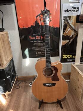Hj40sce-0 Washburn Acoustic-electric Jumbo