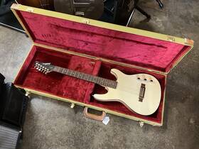 Sbs-20pwh Washburn Chicago Series Solid Body Electric Acoustic Guitar Usa 1981