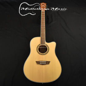 Wd7sce-a Washburn Acoustic Electric Guitar