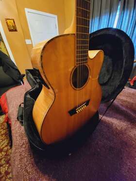 Wj45sce12 Washburn 12 String Acoustic Electric Guitar - Cumberland Series