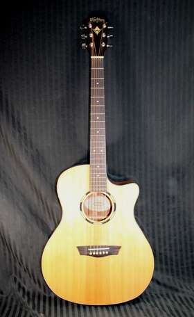 Wl010sce Washburn Acoustic/electric Guitar - Gorgeous Clean Natural Tone