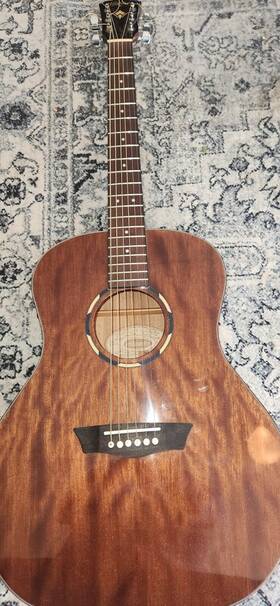 Wlo12se-0 Washburn Woodline Series Acoustic/electric Guitar