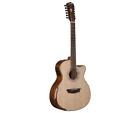 Wcg15sce12-o-u Washburn Comfort Series String Acoustic Electric Guitar Natural 801128683638