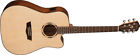 Wld10sce Washburn Woodline Dreadnought Solid Spruce Top Cutaway Acoustic 801128034027