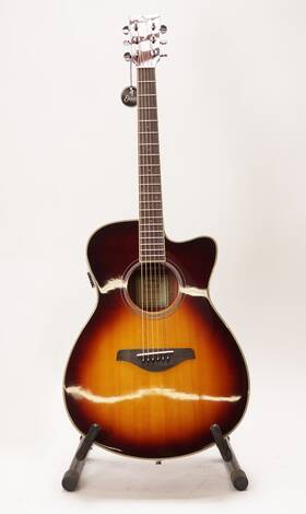 Yamaha 196271540090 Fgc-ta-bs Transacoustic Dreadnought 6-string Guitar Brown Sunburst