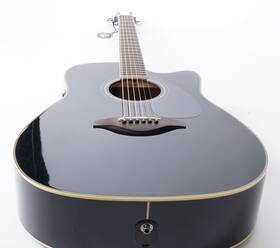 Yamaha 196271873907 Fgc-ta Dreadnought Transacoustic 6-string Guitar Right-handed Black