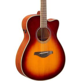 Yamaha 197881258795 Fsc-ta Transacoustic Concert Cutaway A/e Guitar Brown Sunbst