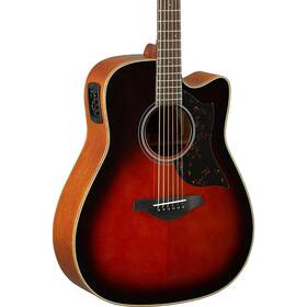 Yamaha 197881343262 A1m Cutaway Dreadnought A/e Guitar Tobacco Sunburst