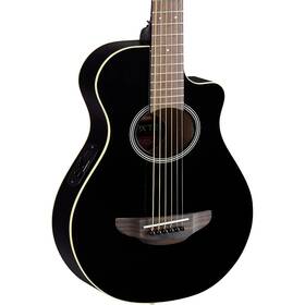 Apxt2 Yamaha 197881376352 3/4 Thinline Acoustic-electric Cutaway Guitar Black