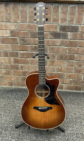 Ac3m Yamaha 889025129169 Dlx A Series Concert Acoustic-electric Guitar Sand Burst