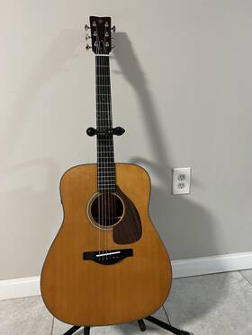 94397858346825432 Yamaha Used Fgx5 Gl Red Label Acoustic/electric Guitar - Japan