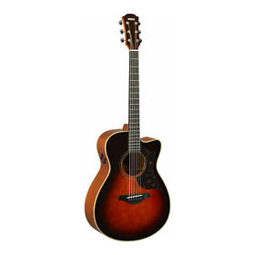 Ac3mtbs Yamaha Ac3m Small Body Cutaway 6 String Electric Guitar Tobacco Brown Sunburst