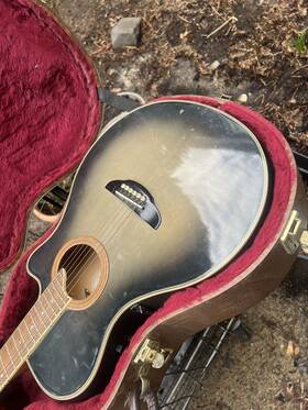 Apx-10s Yamaha Apx-8 Old Electric Acoustic Guitar Stereo Output Sunburst Used