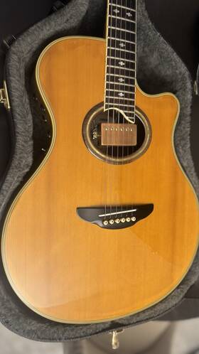 Apx-10t Yamaha Acoustic Electric Guitar Natural Hard Case