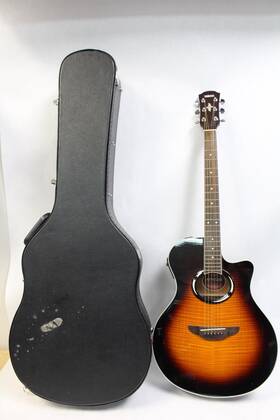 Apx500fm Yamaha Ovs Acoustic-electric Guitar With Hard Case - Sunburst Used