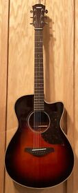 Ac1m Yamaha B Stock Tbs Concert Cutaway Tobacco Brown Sunburst