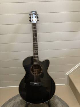 Cpx1200ii Yamaha Electric Acoustic Guitar Translucent Black Tbl