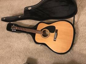 Fg-750s Yamaha 6-string Acoustic Folk Electric Guitar 1981 V.good With Hard Case