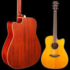 Fgc-tavt-747 Yamaha Fgc-ta Trans Acoustic Dreadnought Guitar Vintage Tint 747 5lbs 2.1oz