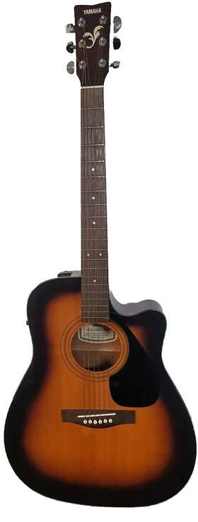 412sc Yamaha Fgx3 Fgx Tbs Acoustic Electric Guitar - Brown