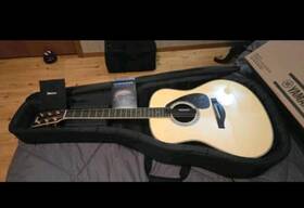 Ll16m Yamaha Jumbo Acoustic- Electric Guitar With Accessories