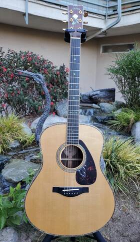 Zj24710 Yamaha Ll56 Custom Are Ii Acoustic Guitar With L.r.baggs Anthem Pickup And Ohsc