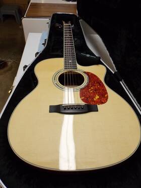 Zad50omce Zager Acoustic Electric Guitar Used