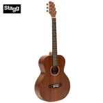 Stagg Series Sapele Acoustic Auditorium Guitar Natural SA25-A-MAHO. Fixed Price $189.99.