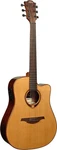 Lag Guitars Tramontane 118 Dreadnought Cutaway Acoustic-electric Natrual. Fixed Price $729.00.
