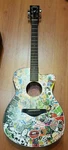 Guitar Yamaha FSX700SC Labeled Shaoline'pray Nigh To Protected By Good Souls. Fixed Price $13800.00.