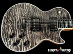 2025 Gibson Les Paul Custom 7A Quilt Top M2M Shop Chambered Cobra Burst. Fixed Price $7999.00.