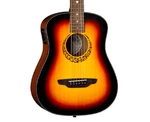 Luna Safari Tribal Travel Acoustic/electric Guitar - Open Box. Fixed Price $234.99.