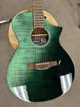 Ibanez AEWC32FM Thinline Acoustic/electric Guitar - Dark Green Sunset Fade. Fixed Price $479.99.