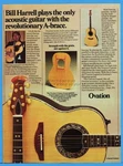 1978 Ovation Guitar Acoustic Bill Harrell Photo Kaman New Hartford Ct Print Ad. Fixed Price $11.49.