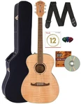 Fender FA-235E Flame Maple Top Concert Acoustic-electric Guitar W/ Hard Case. Fixed Price $349.99.