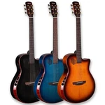 Gaea 41"SOLID Spruce Top Acoustic Electric Guitar Flame Maple Back & Side Fishma. Fixed Price $229.99.