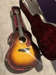 Taylor 214CE Grand Auditorium Acoustic-electric Guitar Sunburst. Fixed Price $1700.00.