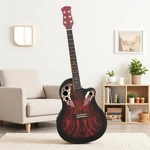 41" Solid Spruce Top Acoustic Electric Guitar Set - Red Sunburst Cutaway Eq. Fixed Price $108.99.