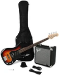 Squier Affinity Series Precision Bass Pj Pack 3-COLOR Sunburst With Laurel. Fixed Price $429.99.