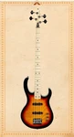 H. Jimenez LBS4-VB Camale String Bass Guitar, Glossy Vintage Burst. Fixed Price $599.00.