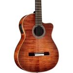Cordoba Fusion 12 Exotic A/e Classical Guitar, Flamed Okoume Top, Cinnamon Burst. Fixed Price $999.99.