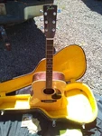 Fender Acoustic Guitar F-75 Vintage Signed Autograph By David Honey Boy Edwards. Fixed Price $2999.99.