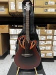 Ovation Celebrity Elite Acoustic-electric Guitar Reverse Red Burst W/ Gig Bag. Fixed Price $596.00.
