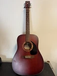 Art & Lutherie Spruce Burgundy Acoustic Guitar - Made Canada (godin). Fixed Price $315.00.