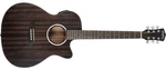Washburn Dfeace-u Deep Forest Grand Auditorium Acoustic Electric Guitar. Ebony. Fixed Price $427.99.